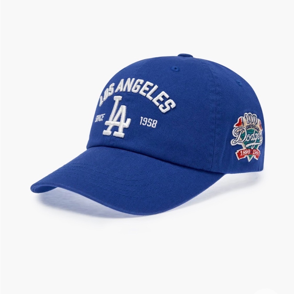 Los Angeles Dodgers Blue Embroidered Baseball Cap Adjustable NWOT